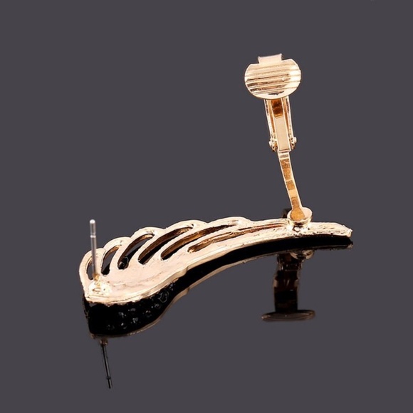 Crystal Angel Wing Clip Piercing - Picture 5 of 7